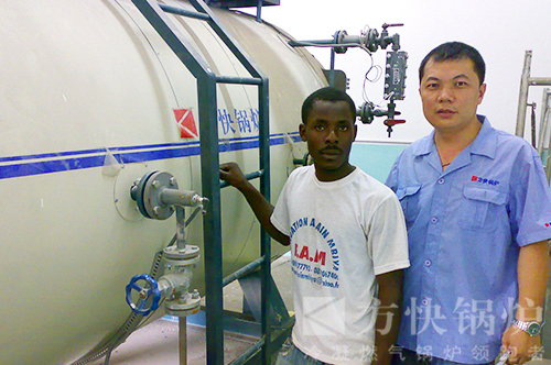 剛果河酒店燃氣（qì）熱水鍋爐案例