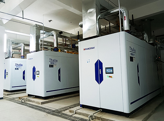 敦煌華夏國際大酒（jiǔ）店2.1MW真空熱水鍋（guō）爐案例